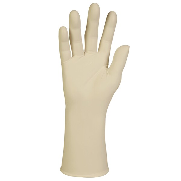 Kimtech G3, Guantes Desechables, Palma de 8 mil, Látex, L, 50 PK, Beige - 56830