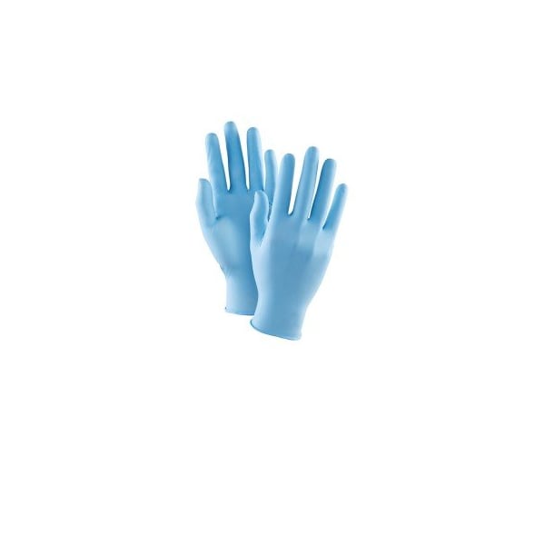 Guantes desechables Pip, 5 mil en las puntas/4 mil en la palma, M, paquete de 100, azules - GLV103-M