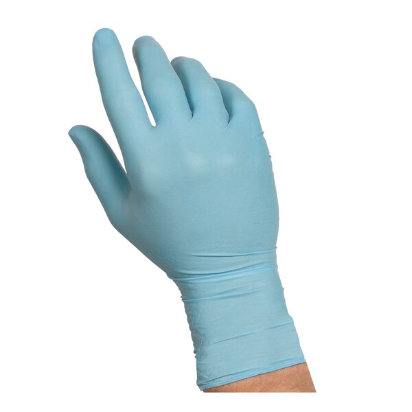 Handgards NaturalFit, Guantes Desechables de Nitrilo, Nitrilo, Sin Polvo, XL, 400 PK, Azul - 304362534