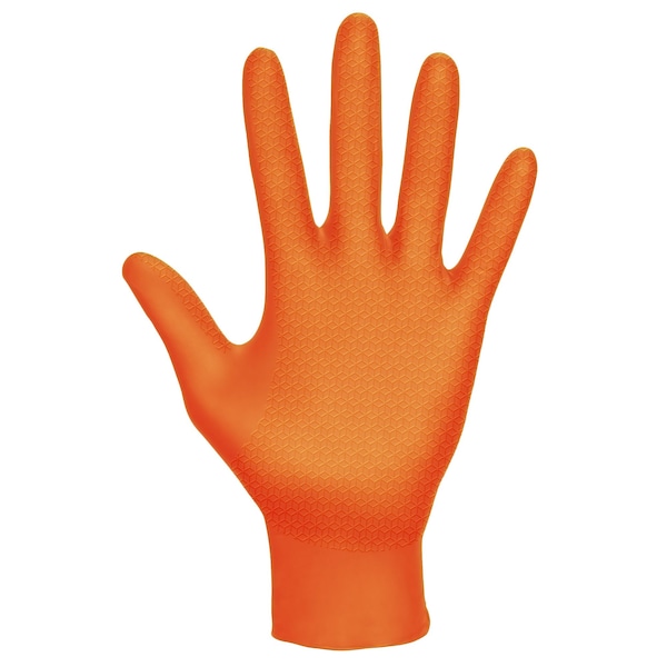 Guante de Nitrilo Sas Safety Astro-Grip con Agarre 3D, Talla Grande, Paquete de 10 Cajas, 100 por Caja, Total de 1000 Guantes, 1000PK - 66473
