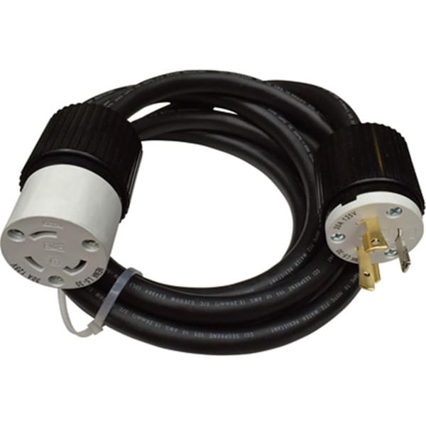 Overtime Generator Power Cord - 30 amps - 125V - 20 ft. - Model No. PC3120 - OV3648746