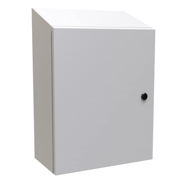 Hammond Steel Electrical Enclosures, 20 in H, 8 in D, 16 in W, NEMA 4, Hinged - ST20168LG
