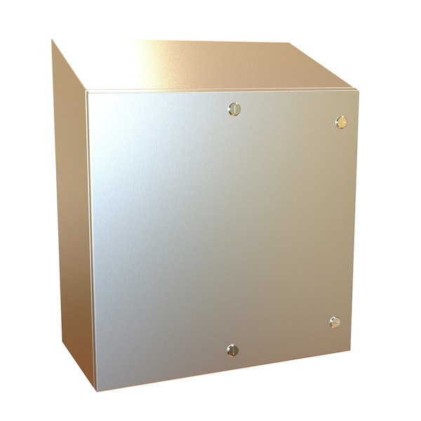 Hammond 304 Stainless Steel Electrical Enclosures, 24 in H, 12 in D, 24 in W, NEMA 4X, Hinged - ST242412SS