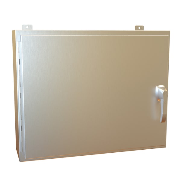 Hammond 304 Stainless Steel Electrical Enclosures, 24 in H, 8 in D, 30 in W, NEMA 4X, Hinged - HW24308SSHK