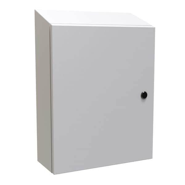 Hammond Steel Electrical Enclosures, 20 in H, 6 in D, 16 in W, NEMA 4, Hinged - ST20166LG