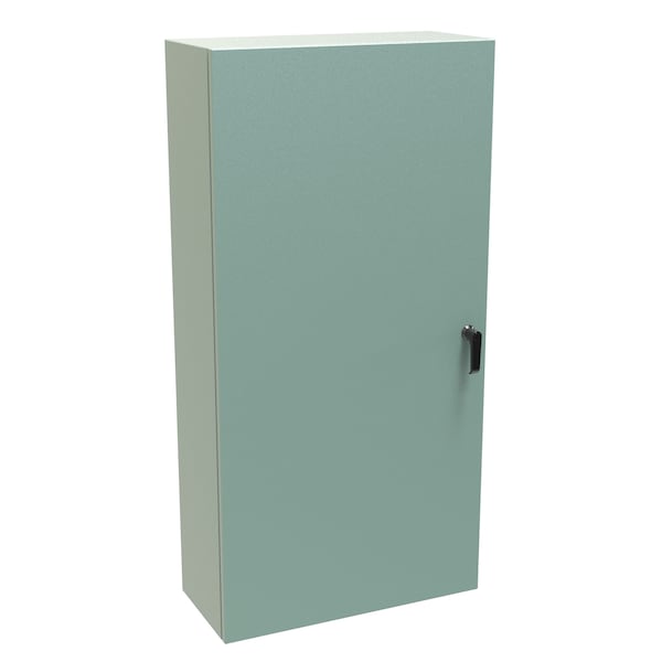 Hammond Steel Electrical Enclosures, 48 in H, 10 in D, 24 in W, NEMA 4, Hinged - EN4SD482410GY