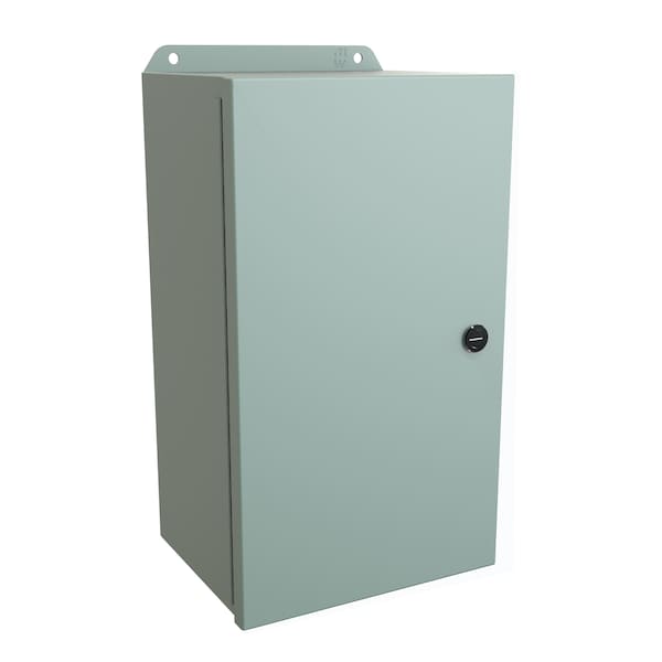 Hammond Steel Electrical Enclosures, 14 in H, 6 in D, 8 in W, NEMA 4, Hinged - EJ1486