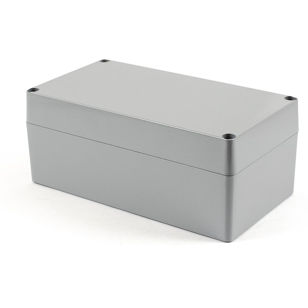 Hammond Aluminum Electrical Enclosures, 8.7 in H, 3.54 in D, 4.74 in W, NEMA 4, 4X, 6, 6P, 12, 13, Screw On - 1590Z155GY