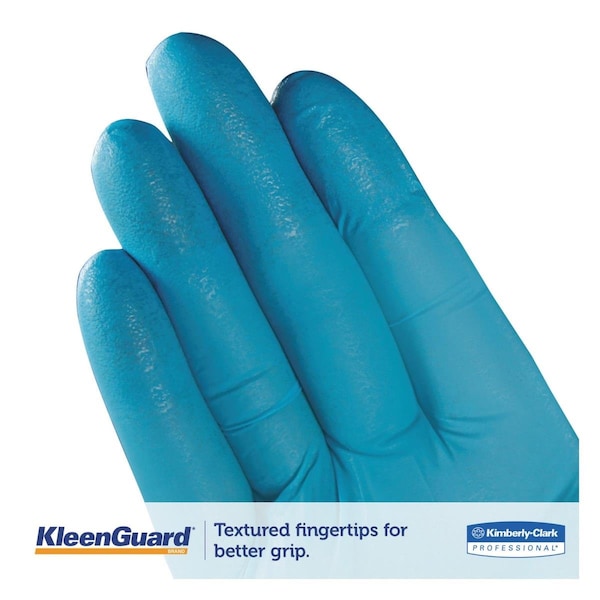 Productos de cuidado en el hogar KC Guantes de nitrilo azul - Azul - Mediano - HO3748600