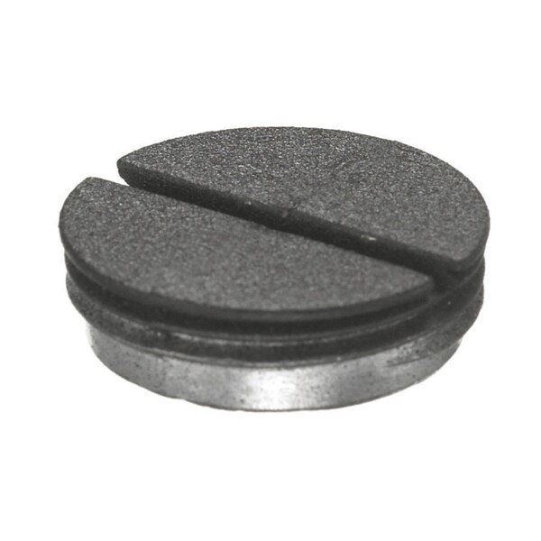 Hubbell Wiring Device-Kellems SystemOne Accessories, Replacement Flush Threaded Plug, 3/4", Aluminum Finish - S1FP34BL