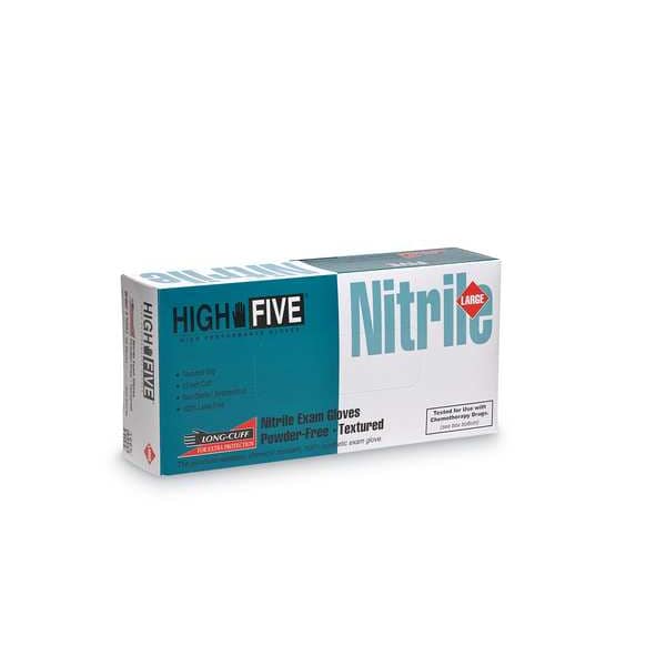 Ansell N89, Guantes de Examen con Textura Completa, 5.9 mil de Palma, Nitrilo, sin Polvo, M (8), 50 PK, Verde - N892