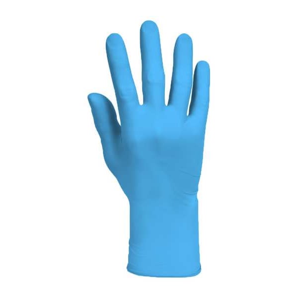 Kleenguard G10, Guantes Desechables, 3 mil de Palma, Nitrilo, sin Talco, M (8), Paquete de 100, Azul - 54333