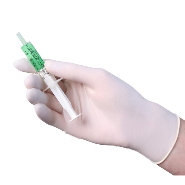 Vguard A31A1, Guante de Examen, 4.5 mil de grosor en la palma, de látex, sin polvo, tamaño pequeño, paquete de 1000, color crema - A31A11.