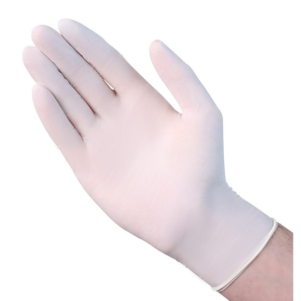 Vguard A31A1, Guante de Examen, 4.5 mil de grosor en la palma, de látex, sin polvo, tamaño pequeño, paquete de 1000, color crema - A31A11.