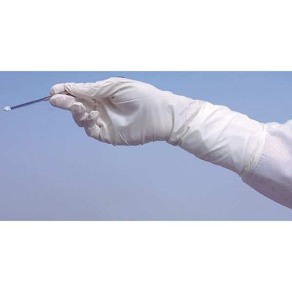 Guantes desechables Safeskin, 5 mil en la palma, de nitrilo, sin polvo, M, 20 paquetes, blanco - 86486-01