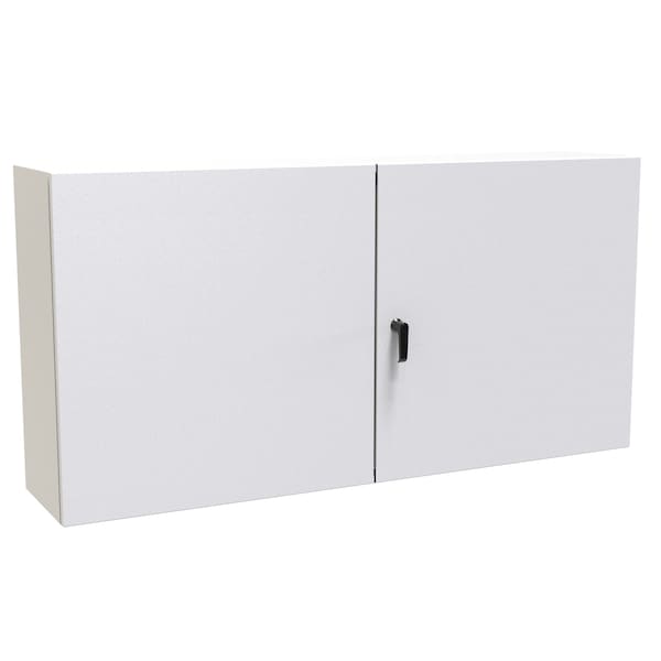 Hammond Steel Electrical Enclosures, 30 in H, 12 in D, 60 in W, NEMA 12, Hinged - EN4TD306012LG