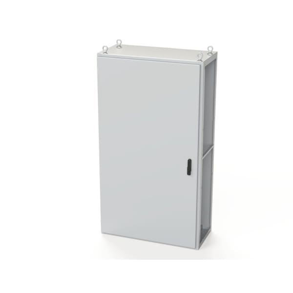 Saginaw Control & Engineering Carbon Steel Electrical Enclosures, 70.87 in H, 18 in D, 39.37 in W, NEMA 3R, 12, 13, Hinged - SCE-S181005LG