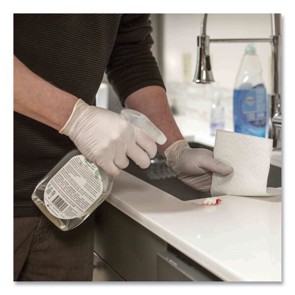 Guantes desechables de látex Gloveworks By Ammex, sin polvo, 4 mil, extra grandes, marfil, paquete de 1000 - TLF48100