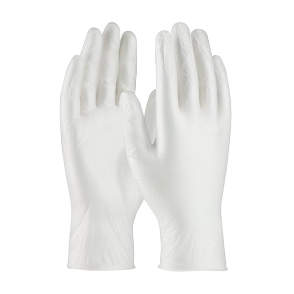 Pip Ambi-dex 64-V3000, Guantes Desechables, 3 mil de Grosor en la Palma, de Vinilo, con Polvo, Talla Mediana, Paquete con 100 piezas, Color Blanco Translúcido - 64-V3000/M