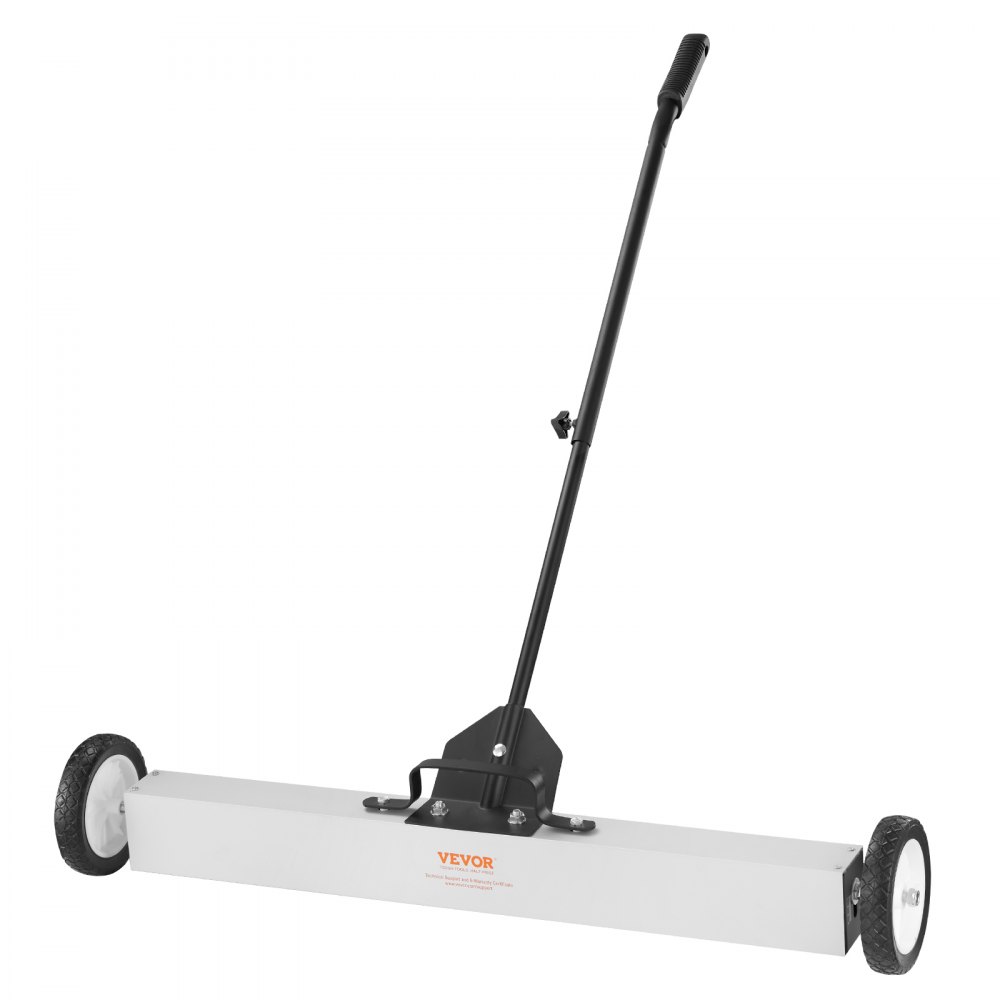VEVOR 55Lbs Rolling Magnetic Sweeper with Wheels,Push-Type Magnetic Pick Up Sweeper, 24-inch Large Magnet Pickup Lawn Sweeper with Telescoping Handle, Easy Cleanup of Workshop Garage Yard - TLSCXQSQT36558SE0V0
