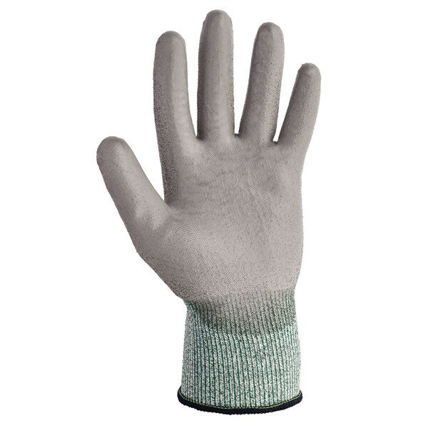 Guantes resistentes al corte de economía nivel 3 Kleenguard G60, tamaño grande, gris/sal y pimienta, 12 pares/caja, 12 piezas - KCC13825