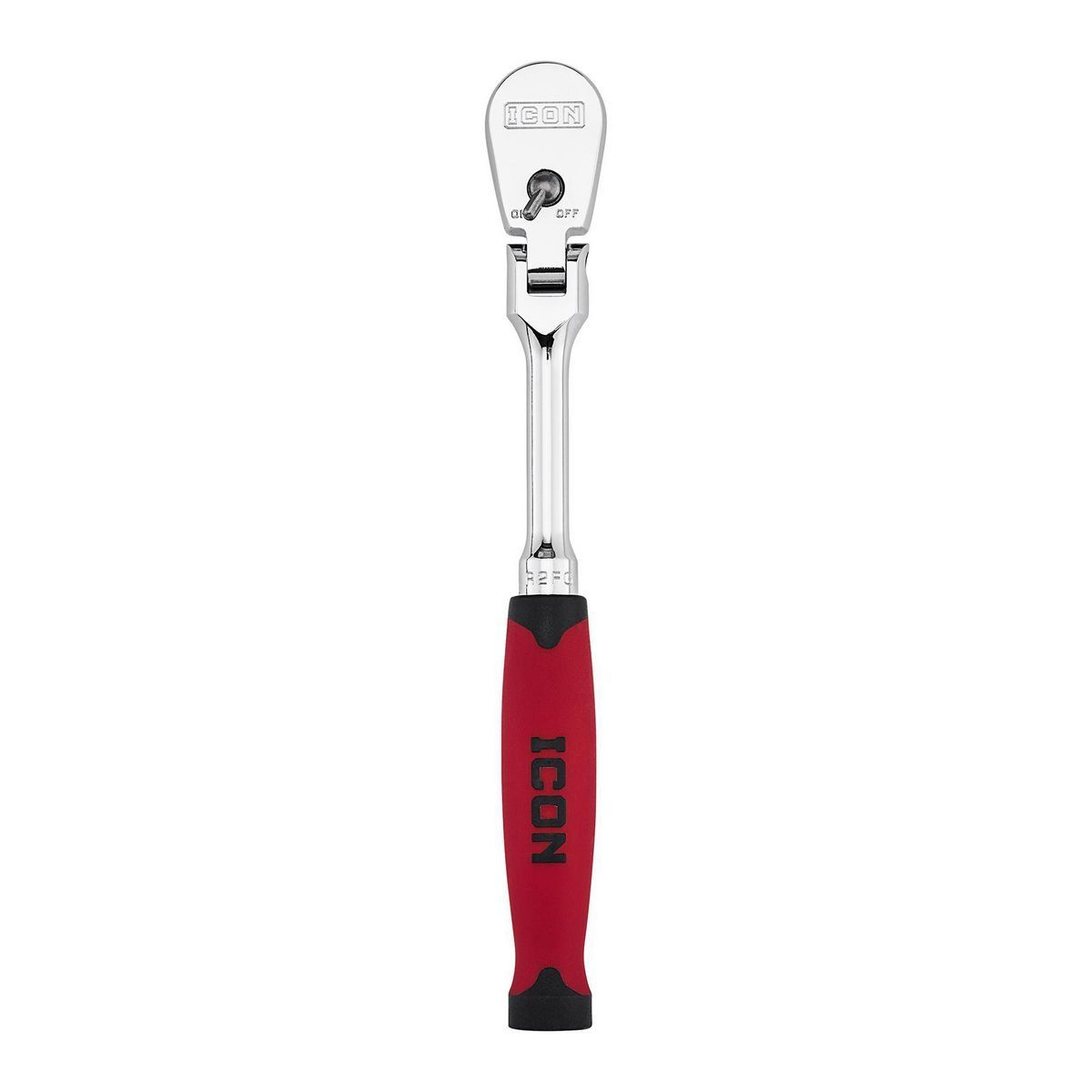 Llave de trinquete con cabezal flexible y agarre cómodo de 3/8 pulg. Drive profesional Icon - 58592