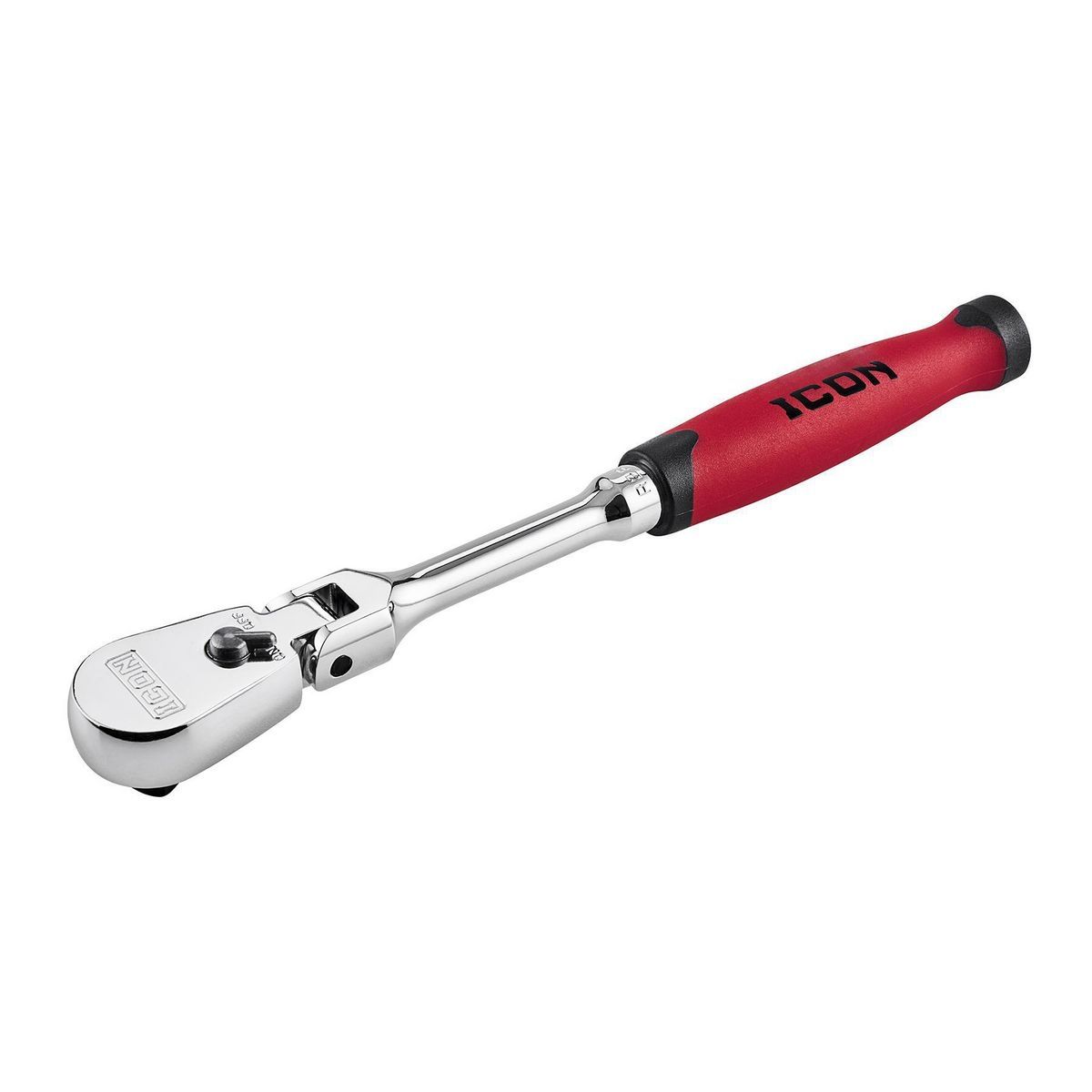 Llave de trinquete con cabezal flexible y agarre cómodo de 3/8 pulg. Drive profesional Icon - 58592