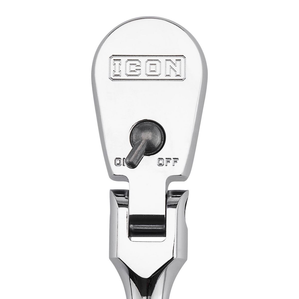 Llave de trinquete con cabezal flexible y agarre cómodo de 3/8 pulg. Drive profesional Icon - 58592