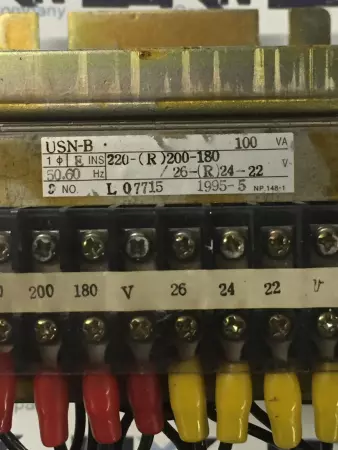 USN-B Transformer In 200/180V Out 26/24/22V L07715