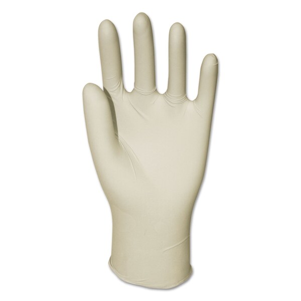 Guantes de vinilo sintético sin polvo Boardwalk, tamaño extra grande, crema, 4 mil, paquete de 100 - BWK315XLBX