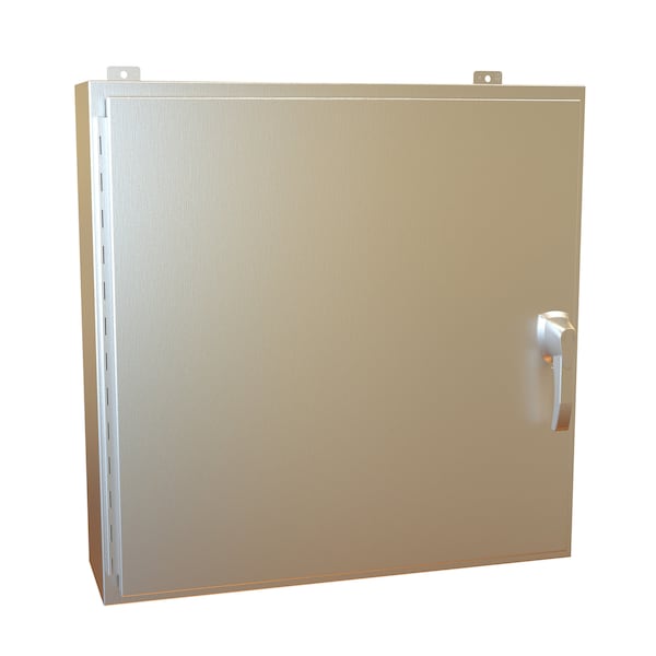 Hammond 316 Stainless Steel Electrical Enclosures, 30 in H, 8 in D, 30 in W, NEMA 4X, Hinged - HW30308S16HK