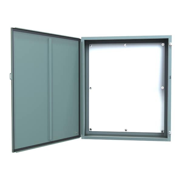 Hammond Steel Electrical Enclosures, 42 in H, 12 in D, 36 in W, NEMA 12, Hinged - 1418P12