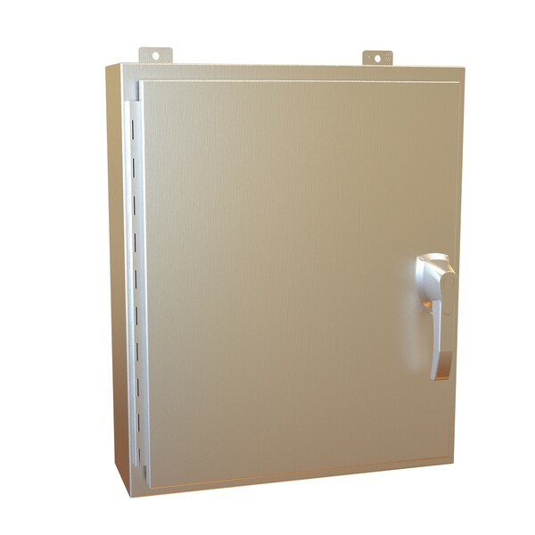 Hammond 304 Stainless Steel Electrical Enclosures, 24 in H, 6 in D, 20 in W, NEMA 4X, Hinged - HW24206SSHK