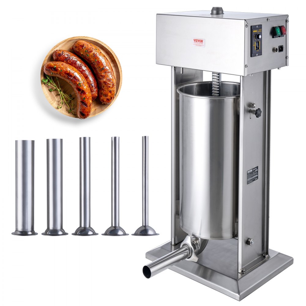 VEVOR Electric Sausage Stuffer 25 L Vertical Meat Stuffer 304 Stainless Steel - DDLSBXGGCJ25A6NKXV1