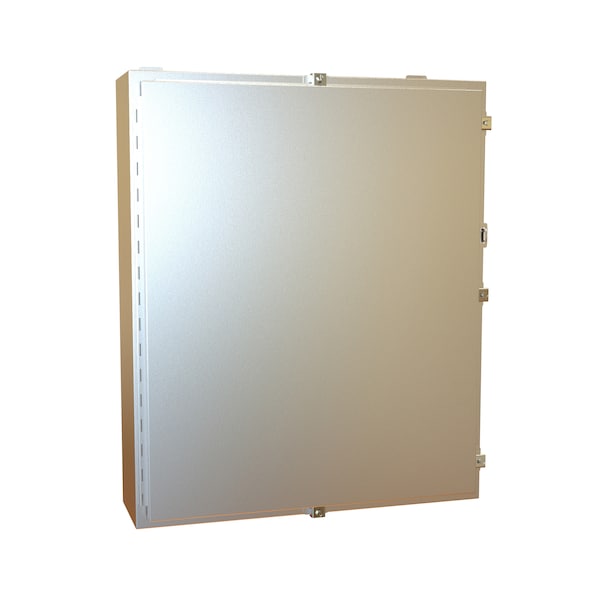 Hammond 304 Stainless Steel Electrical Enclosures, 36 in H, 8 in D, 30 in W, NEMA 4X, Hinged - 1418N4SSM8