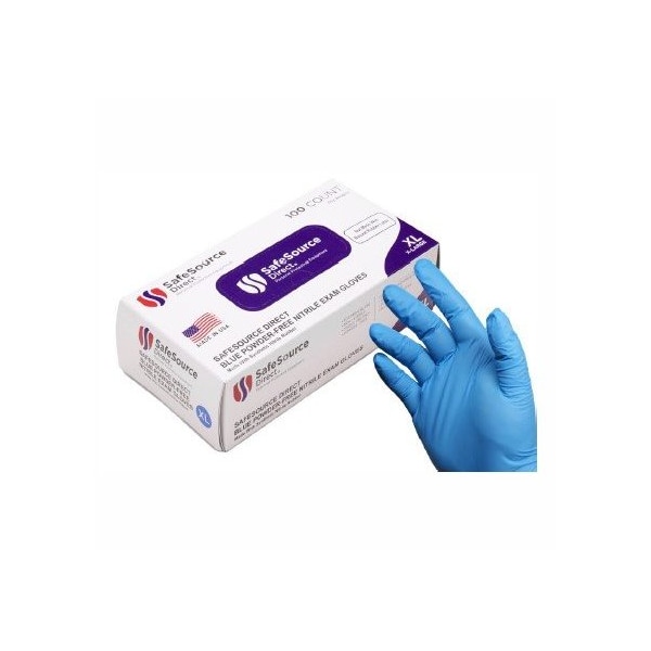 Guantes de nitrilo Bsc Preferred de 4 mil, azules, XL, paquete de 1000 - NTR2005BE-XL
