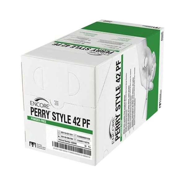 Estilo Perry 42 Pf ENCORE, Guantes Quirúrgicos de Látex, Látex, Sin Polvo, 5.5, Paquete de 50 unidades - 5711100PF