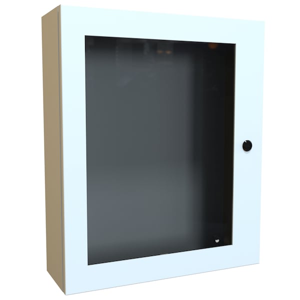 Hammond Steel Electrical Enclosures, 24 in H, 6 in D, 20 in W, NEMA 4, Hinged - EN4SD24206WLG