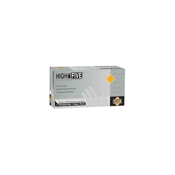 Ansell N27, Guante de Nitrilo Azul Cobalto sin Polvo de Grado Industrial, 3.9 mil de Grosor en la Palma, sin Polvo, Talla XL, Azul Cobalto - MFXN274