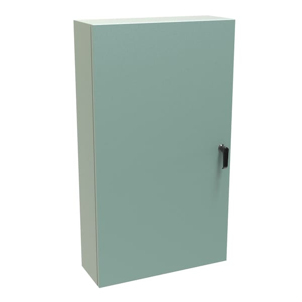 Hammond Steel Electrical Enclosures, 42 in H, 8 in D, 24 in W, NEMA 4, Hinged - EN4SD42248GY