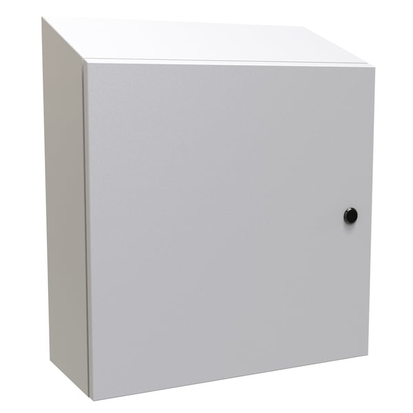 Hammond Steel Electrical Enclosures, 20 in H, 8 in D, 20 in W, NEMA 4, Hinged - ST20208LG