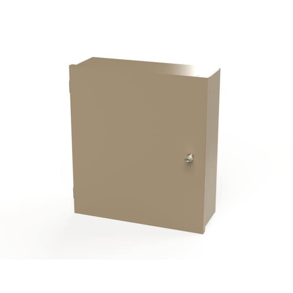 Saginaw Control & Engineering Carbon Steel Electrical Enclosures, 18 in H, 6 in D, 16 in W, NEMA 1, Hinged - SCE-18N1606NK-T