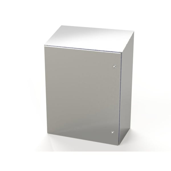 Saginaw Control & Engineering 304 Stainless Steel Electrical Enclosures, 36 in H, 16 in D, 30 in W, NEMA 3R, 4, 4X, 12, 13 - SCE-36K3016SSST