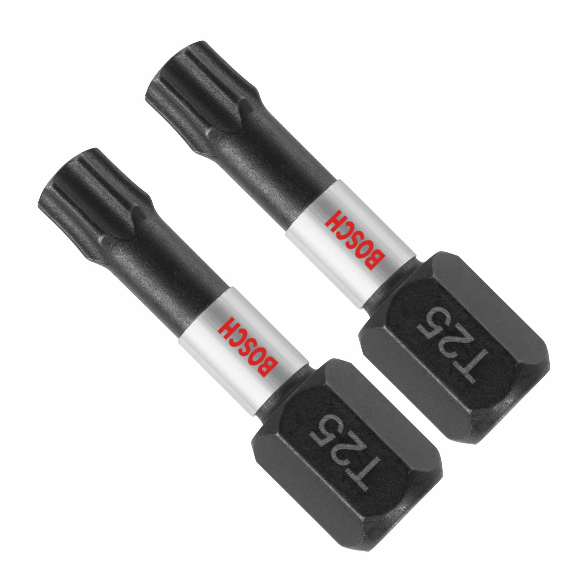 Juego de 2 puntas de destornillador Bosch Bosch Impact Tough de 1 pulgada T25 Torx (2 piezas) - ITT25102