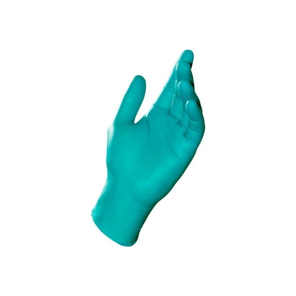 Productos profesionales Mapa de la marca Newell Solo Green 977, Guantes desechables de nitrilo, 4 mil de grosor en la palma, nitrilo, sin polvo, 8 - 977018