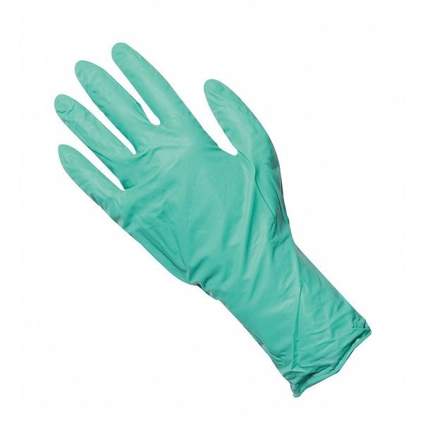 Ansell NEC-288, Guantes de Examen Desechables, 6.3 mil en la Palma, Neopreno, Sin Polvo, S (7), 50 paq, Verde - NEC-288-S