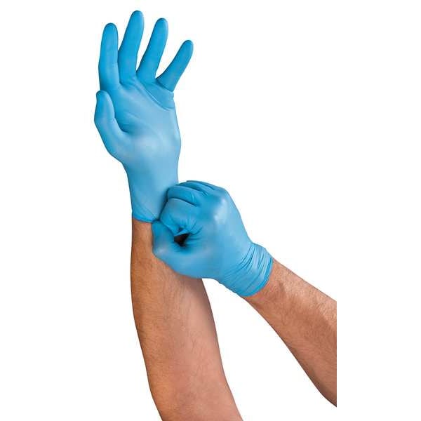 Ansell TouchNTuff 92-616, Guantes desechables de Nitrilo ligeros, 3 mil de grosor en la palma, Nitrilo, sin polvo, Talla M - 92-616