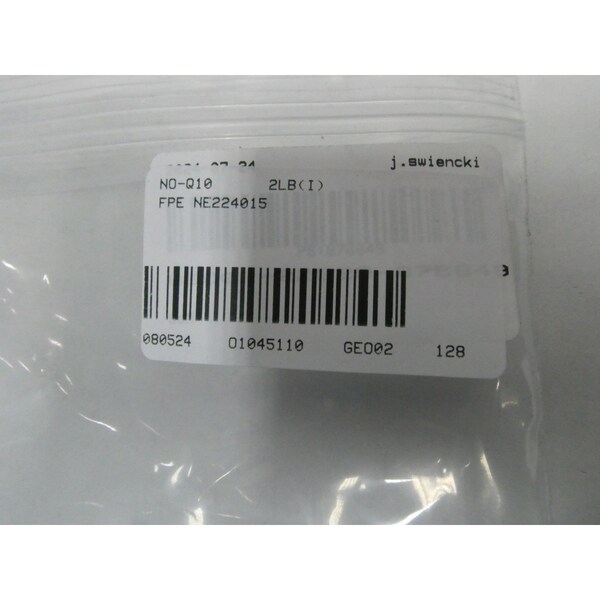 Fpe 2P 15A AMP 240V-AC MOLDED CASE CIRCUIT BREAKER - NE224015