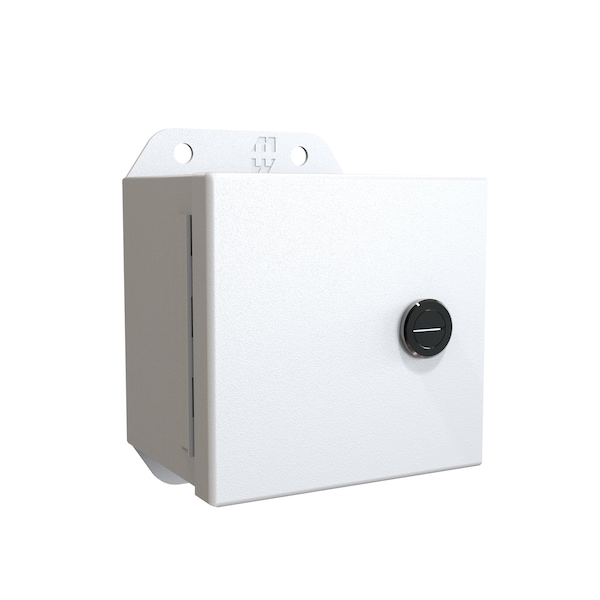 Hammond Steel Electrical Enclosures, 4 in H, 3 in D, 4 in W, NEMA 4, Hinged - EJ443LG