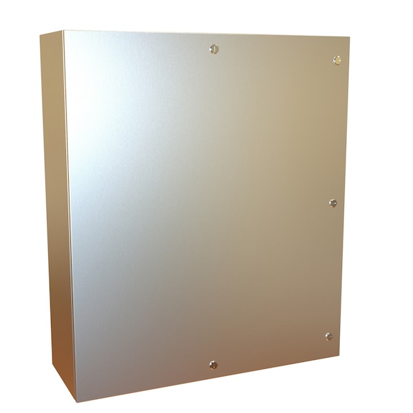 Hammond Stainless Steel Electrical Enclosures, 42 in H, 12 in D, 36 in W, NEMA 4X, Hinged - EN4SD423612S16R